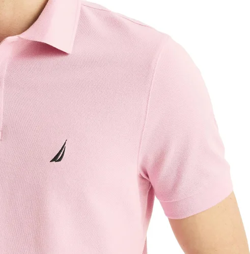 Vista 191 de Nautica playera polo clásica de mangas cortas, color sólido, para hombre