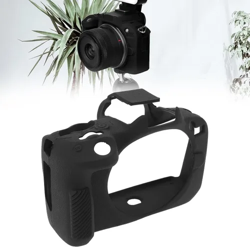 Vista 4 de ECSiNG Funda protectora para cámara digital, resistente a los arañazos, funda protectora de silicona suave compatible con cámara Canon EOS R50