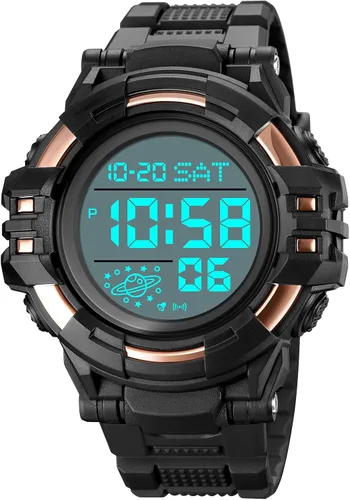 Vista 2 de XCZAP Reloj de moda multifuncional para deportes al aire libre, pantalla electrónica luminosa impermeable para hombre