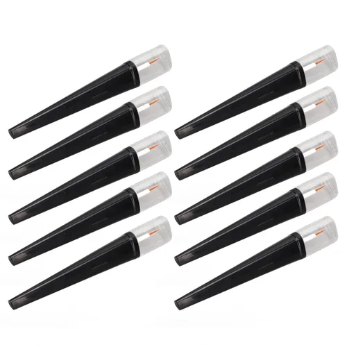 Vista 5 de 10 mini tubos de rímel transparentes vacíos de 0.17 onzas líquidas, mini plástico vacío transparente, contenedor de cosméticos de bricolaje que