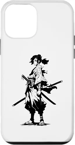 Vista 12 de Funda gráfica japonesa para iPhone 14 Kawaii Manga Samurai Anime Ninja