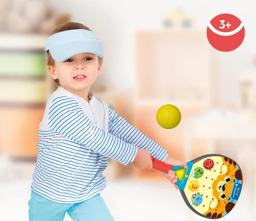 Vista 3 de Baby Padel Educational Racket with Light Sounds and Detection from 12 Months