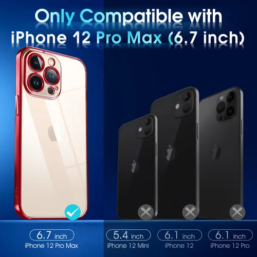 Vista 740 de Supdeal Funda cristalina transparente para iPhone 11, [No se amarillea] [Protección de la cámara] [Probado contra caídas de grado militar] Funda