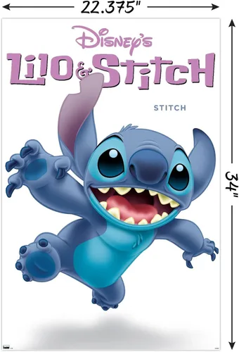 Vista 3 de Trends International Disney Lilo and Stitch - Póster de pared de la serie Stitch