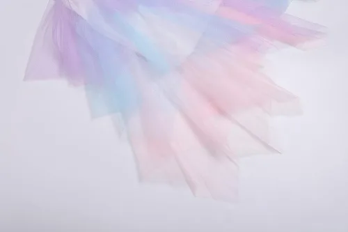 Vista 7 de LX7 Vestido de ballet de princesa multicolor con falda tutú para niña pequeña