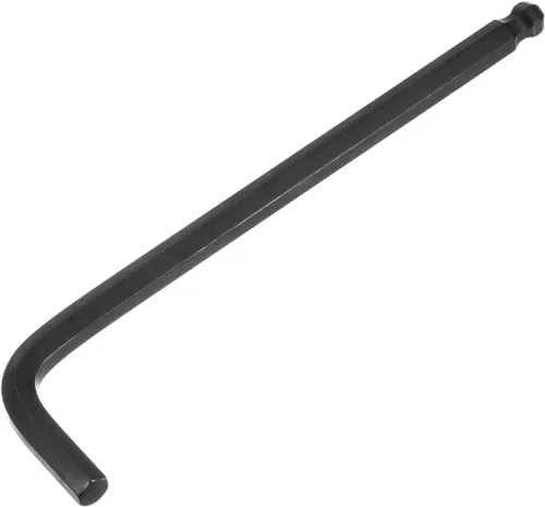 Vista 6 de uxcell Llave de llave hexagonal de extremo de bola de 1/2", herramienta de reparación CR-V de brazo largo en forma de L