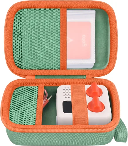 Vista 14 de Estuche rígido co2CREA compatible con el reproductor de música Yoto Mini 2024 Edición para niños, altavoz infantil, reproduce tarjetas