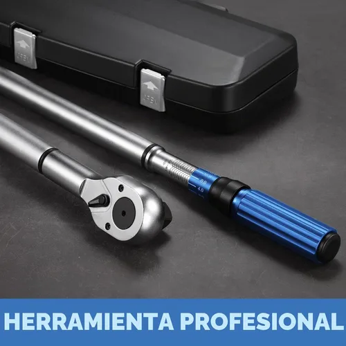 Vista 7 de BULLTOOLS Llave dinamométrica de clic de accionamiento de 1 pulgada, juego de llaves dinamométricas ajustables de doble escala con una llave