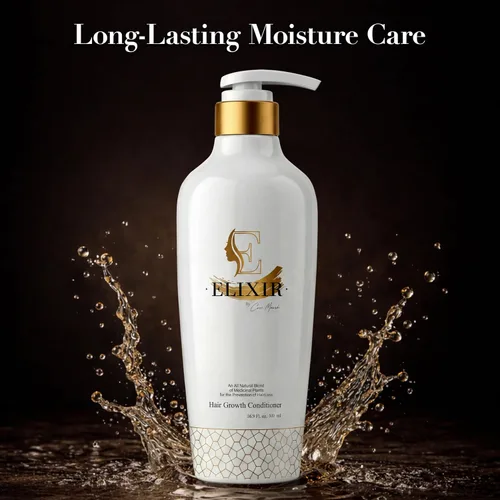 Vista 7 de Elixir by Cocó March Acondicionador para el crecimiento del cabello para mujeres, a base de plantas, sin parabenos, sin productos químicos