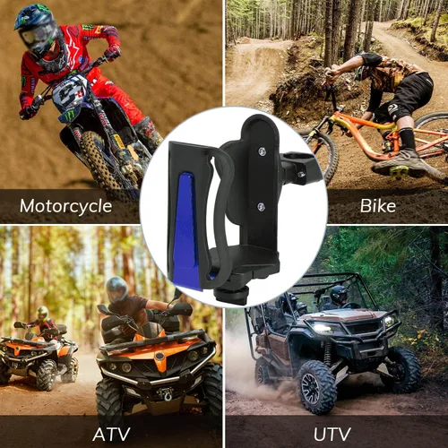 Vista 6 de Soporte universal para botella de agua de motocicleta, tamaño ajustable para botellas de 2.68 a 3.94 pulgadas de diámetro, soporte para tazas