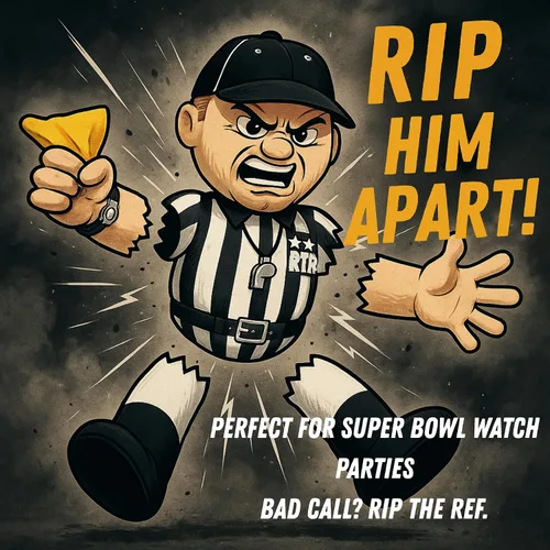 Vista 3 de ¡El mejor juguete deportivo de rasgado de todos los tiempos! Rip The Ref