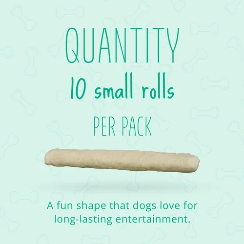 Vista 3 de Better Belly Fresh Breath - Rollos pequeños dentales, masticables para perros, pequeños, 10
