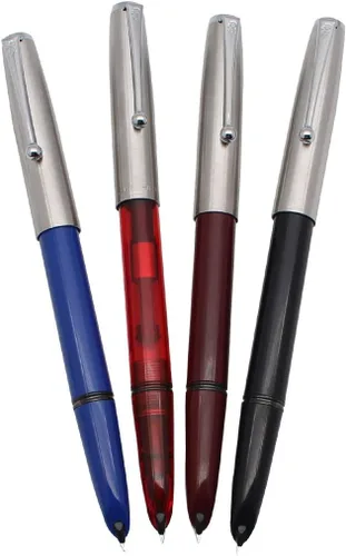 Vista 2 de Gullor Pluma estilográfica extra ligera de 4 piezas con convertidor de tinta