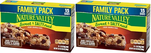 Vista 9 de Nature Valley, Barras de granola de almendras dulces y saladas, caja de 7.4 onzas (paquete de 4)