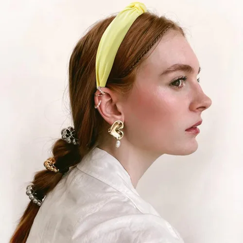 Vista 5 de VELSCRUN 5 diademas para la cabeza, turbante de nudo bohemio ancho, elástico, multicolor, accesorios para el cabello para mujeres y niñas, regalos