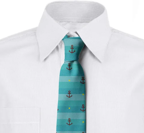 Vista 3 de Ambesonne Multicolor Modern Men's Tie