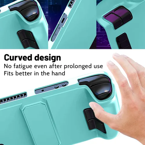 Vista 5 de LUPAPA Funda protectora para cubierta de vapor con soporte, carcasa protectora antideslizante para cubierta de vapor hecha de material de PC