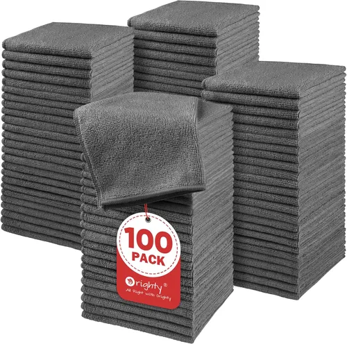 Vista 14 de Orighty Paquete de 5 toallas faciales de microfibra, altamente absorbentes y suaves al tacto, toallas de mano para baño, hotel, spa y gimnasio, 11.5
