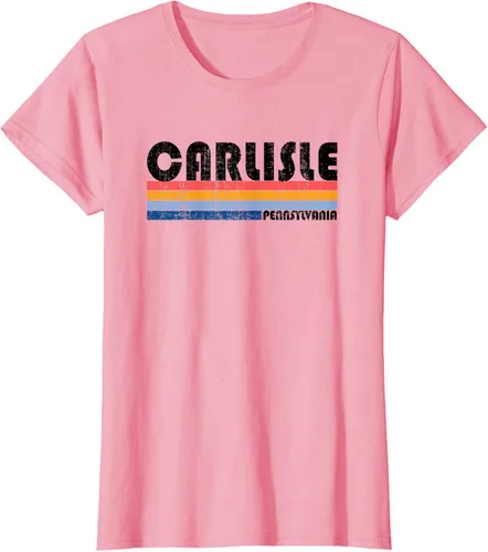Vista 8 de Camiseta vintage estilo Carlisle, PA de los años 70 y 80, Gris