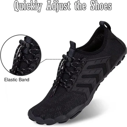 Vista 5 de Water-Shoes-Mens-Womens Quick-Dry Barefoot-Swim Diving Shoes-Aqua-Socks for Sports Climbing Beach Surf