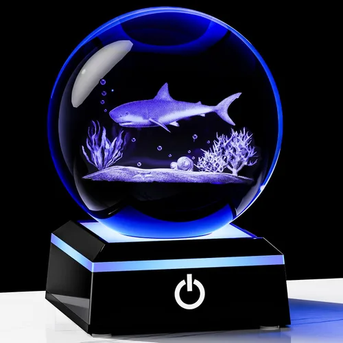 Vista 10 de Movdyka Figura de bola de cristal de mariposa 3D, regalos de mariposas de vidrio para mujeres, mamá, mejores amigas, luz nocturna, estatua