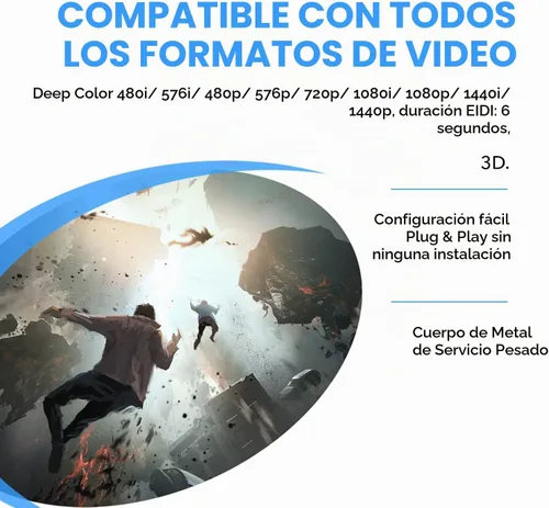 Vista 7 de Divisor de potencia con puertos HDMI para full HD V. 1.3