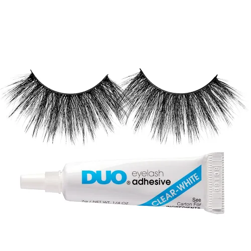 Vista 6 de Ardell BBL Big Beautiful Lashes 971 Poppin, con adhesivo transparente DUO, 1 paquete