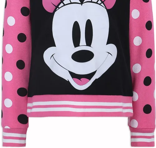 Vista 4 de DISNEY Minnie Mouse - Sudadera con capucha para niñas pequeñas y grandes