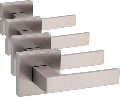Vista 22 de Kwikset Singapore - Manija de puerta de cromo pulido (2 unidades)
