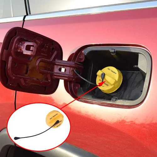 Vista 2 de Tapa de gasolina E85, tapa de combustible para Chrysler Dodge Jeep - Dakota Ram 2007-2010, Durango 2011-2013, viaje 2011-2019, Cherokee 2014-2017
