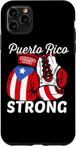 Vista 13 de Guantes de boxeo con la bandera de Puerto Rico para iPhone 16 Boricua Puerto Rican Pride Case