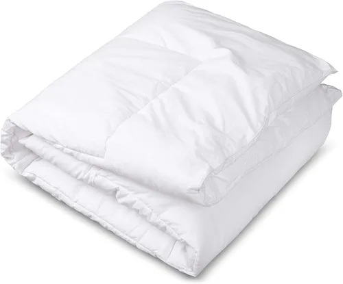 Vista 3 de CIRCLESHOME Edredón alternativo de plumón blanco con parte superior de algodón - Estilo acolchado – Saludable – Tamaño Queen