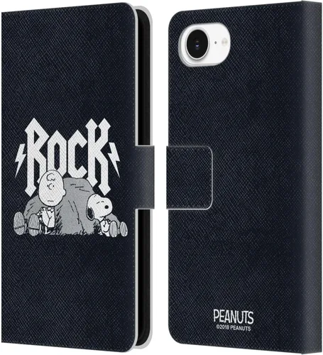 Vista 90 de Head Case Designs Funda de piel con licencia oficial de Peanuts Charlie Brown Good Grief Rock Tees compatible con Apple iPhone 11 Charlie Brown Buen