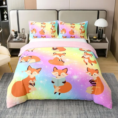 Vista 10 de Axolotl Funda de Edredón 100% Algodón Tamaño Twin Lindo Juego de Ropa de Cama de Axolotl Funda de Edredón Kawaii Funda de Edredón de Animales