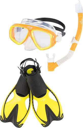Vista 4 de Speedo Máscara de Buceo con Snorkel Unisex para Adultos Anti-empañamiento con Cubierta para la Nariz Serie Adventure