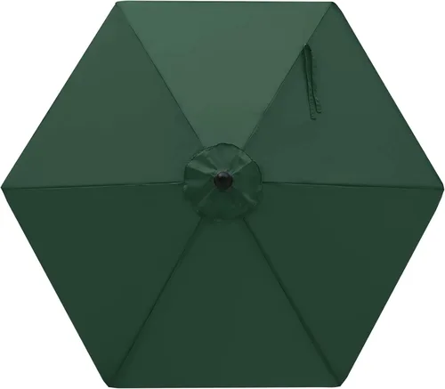 Vista 52 de MASTERCANOPY - Sombrilla de patio de 7.5 pies con toldo de repuesto de 6 varillas - Beige, solo toldo de repuesto