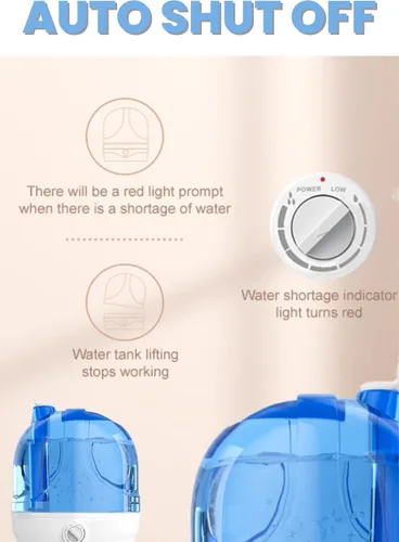 Vista 5 de Humidificadores para dormitorio, humidificadores ultrasónicos de niebla fría de 2.8 L para el hogar, guardería y plantas, humidificador de aire