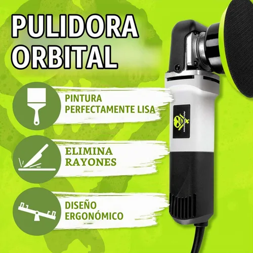 Vista 3 de Voodoo Ride ® Pulidora orbital VR-1023 de 120 voltios 2500-7400RPM