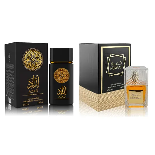 Vista 32 de Set de Perfume para Hombre AZAR, 2 x 100ml Eau de Parfum Fragancia Especiada y Amadeirada con Tabaco, Café y Vainilla Aroma Audaz y Sofisticado