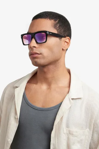 Vista 6 de Carrera Gafas de sol unisex Negro/Azul Sombreado Rojo