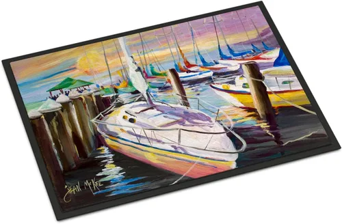Vista 29 de Caroline's Treasures JMK1017JMAT - Tapete de caza de rana garza azul, 24 x 36 pulgadas, tapete para puerta delantera, interior y exterior