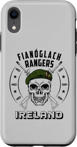 Vista 8 de iPhone 15 Fiannoglaigh Irish Special Force Army Ranger Irlanda Funda de defensa