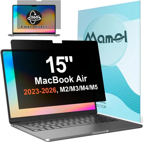 Vista 10 de Mamol Protector de pantalla magnético para iPad de 11ª generación (A6, 2025)/10ª generación (2022), protector de pantalla de privacidad, iPad