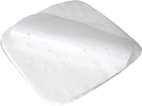Vista 8 de Revestimientos de papel pergamino para freidora de aire (10 x 10 pulgadas), cuadrados, 100 piezas compatibles con freidora de aire XXXL, perfectos