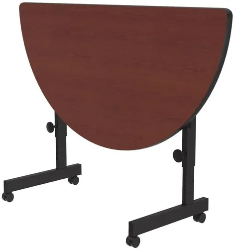Vista 2 de Correll Deluxe (HPL) Mesa de oficina abatible, 24 x 48 pulgadas, cereza