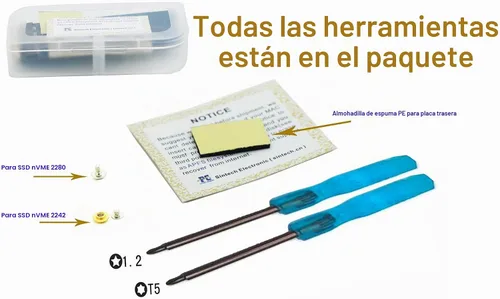 Vista 3 de Sintech M.2 nVME - Kit de actualización de tarjeta adaptadora SSD, compatible con MacBook Air (año 2013-2017) y MacBook PRO