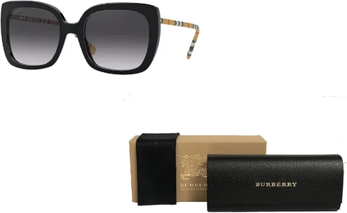 Vista 3 de BURBERRY BE4323 Square Sunglasses for Women BUNDLE with Designer iWear Eyewear Care Kit