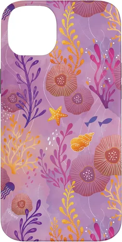 Vista 15 de Funda para iPhone 16 Disney The Little Mermaid Ariel Under the Sea Ambiance