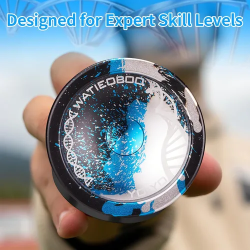 Vista 4 de WATIEOBOO C130 yoyo Profesional Sensible Yoyo Rodamiento para Principiantes Rodamiento No Sensible de Dedo Girar Yoyos Truco Yoyo Pro yoyos