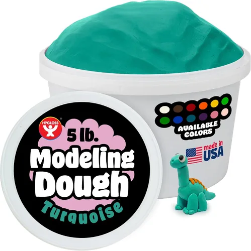 Vista 29 de Hygloss Masa de Modelado para Niños – Masa Sensorial Segura y No Tóxica para Artes y Manualidades – Tubo de 1.4 kg – Arcilla de Juego